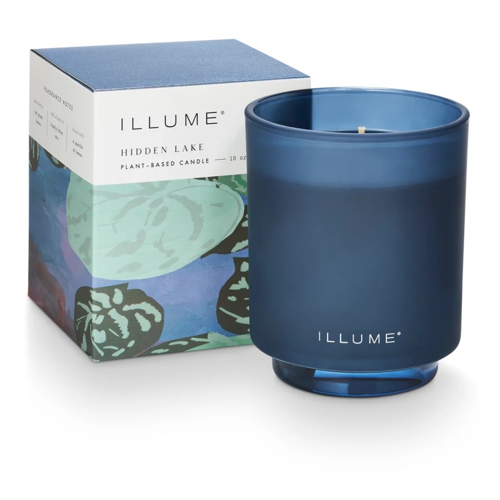 ILLUME Hidden Lake Boxed Glass Candle 10oz